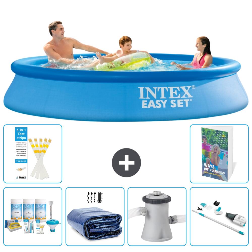INTEX Basen Easy Set Okrągły - 305x61 cm - 7-częściowy S165