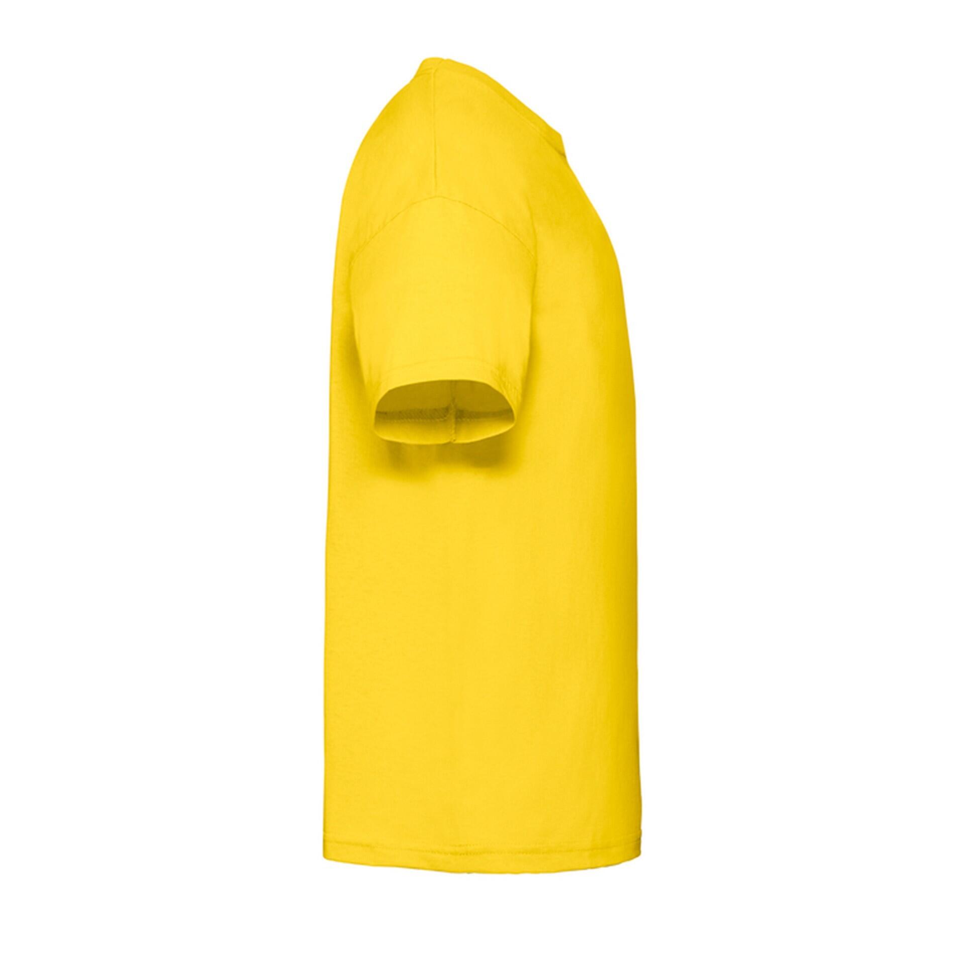 T-shirt Fruit Of The Loom Valueweight Child Yellow