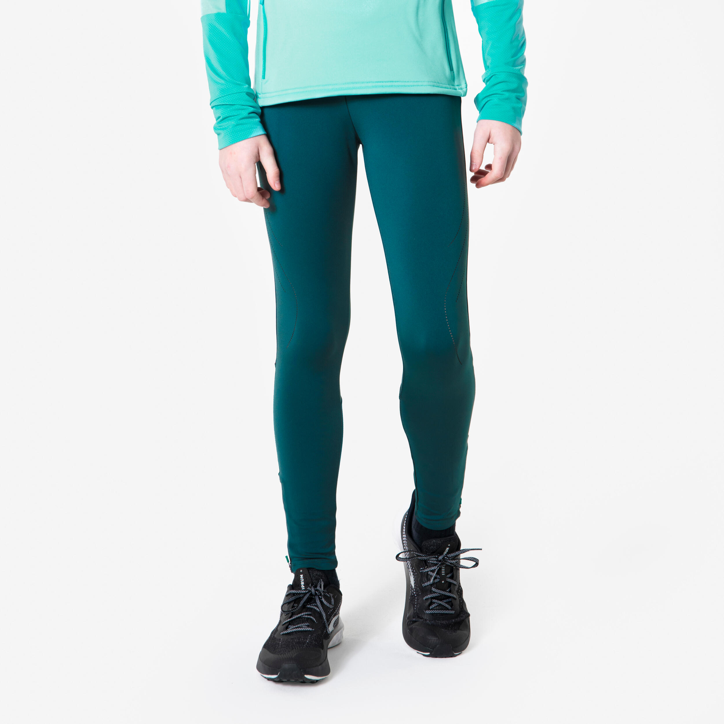 Legginsy do biegania dziecięce Kiprun 900 stretch