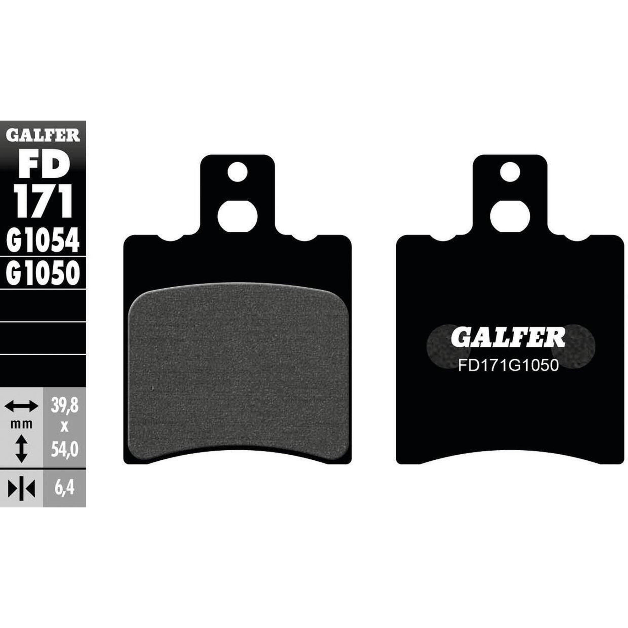 GALFER FD171 (G1050) klocki hamulcowe organiczne