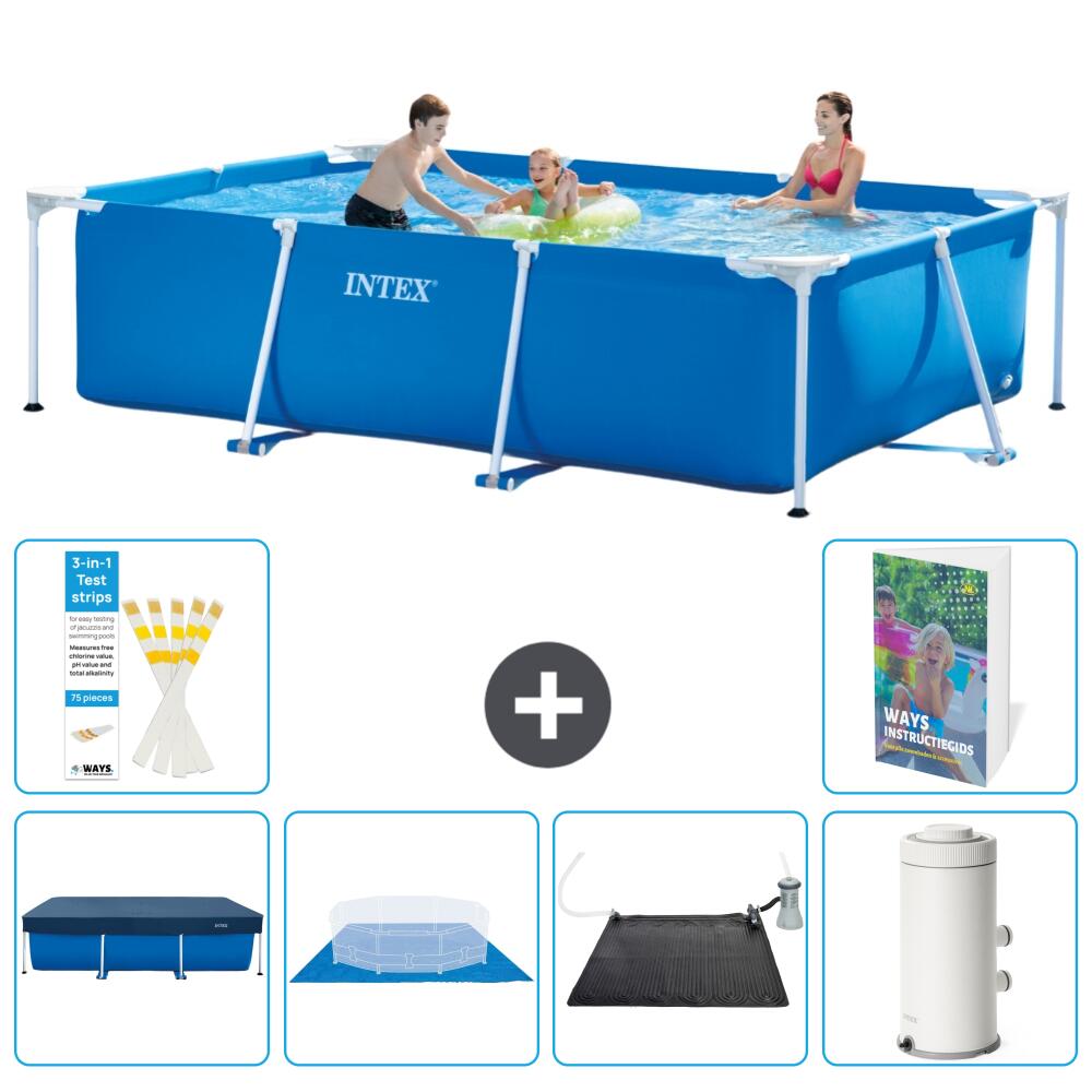 INTEX Basen ze stelażem Prostokątny - 300x200x75 cm - 7-częściowy S92