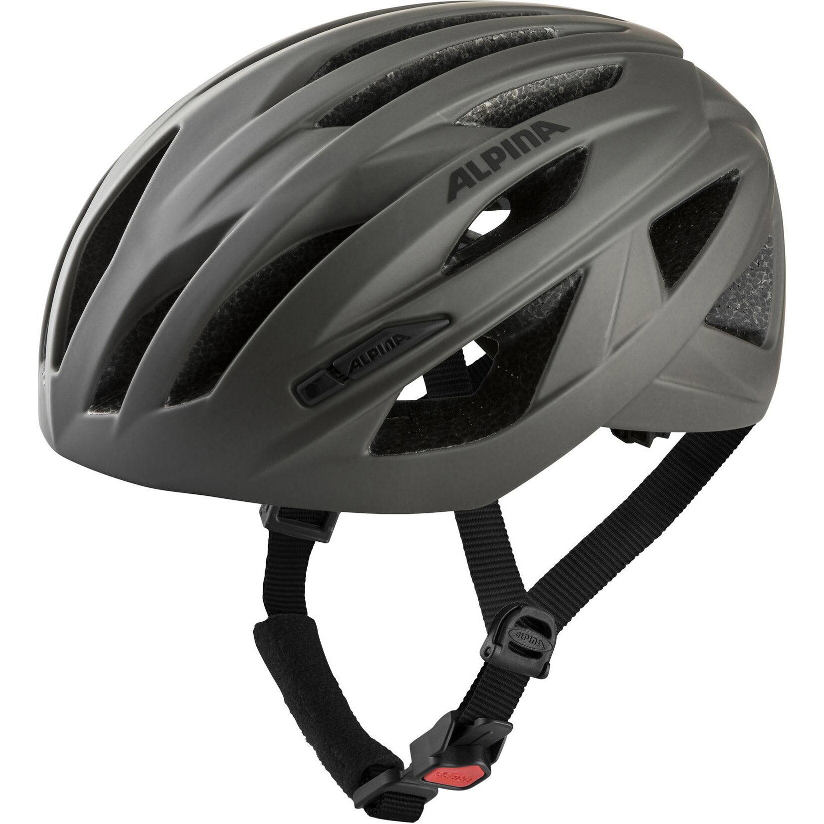 Kask rowerowy Olympic Sportswear Alpina 55-59 Szary Mat