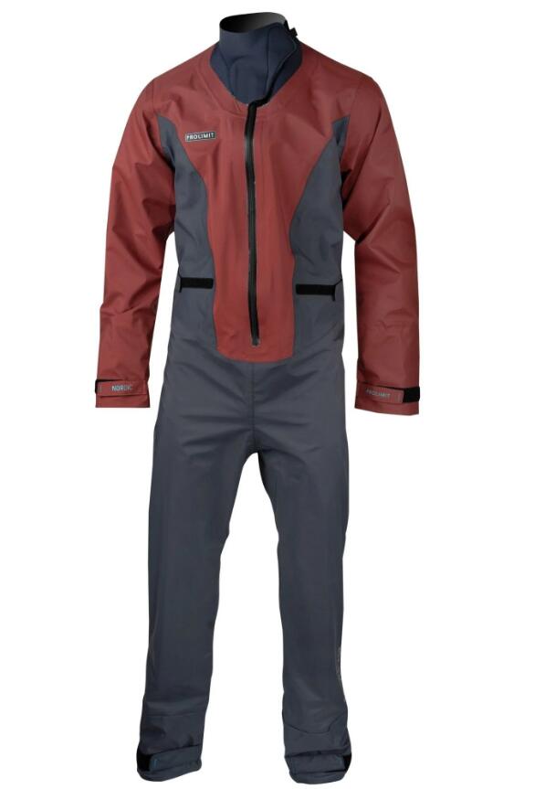 Kombinezon męski Prolimit Nordic SUP bezszwowy Steel Blue/Burgundy