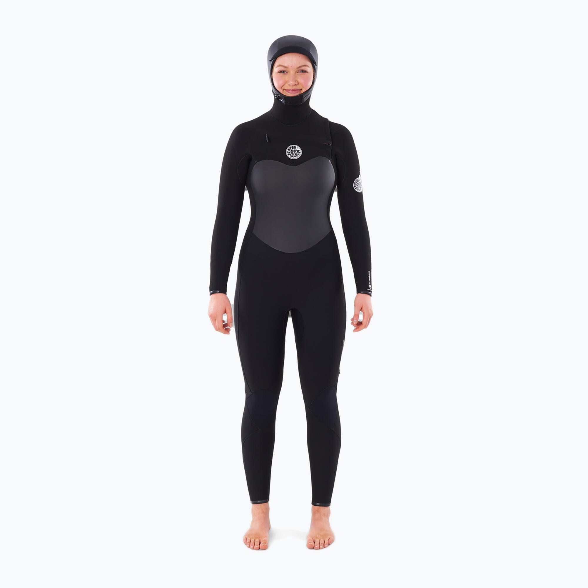 Pianka do pływania damska Rip Curl Flashbomb 6/4mm Hooded Chest Zip