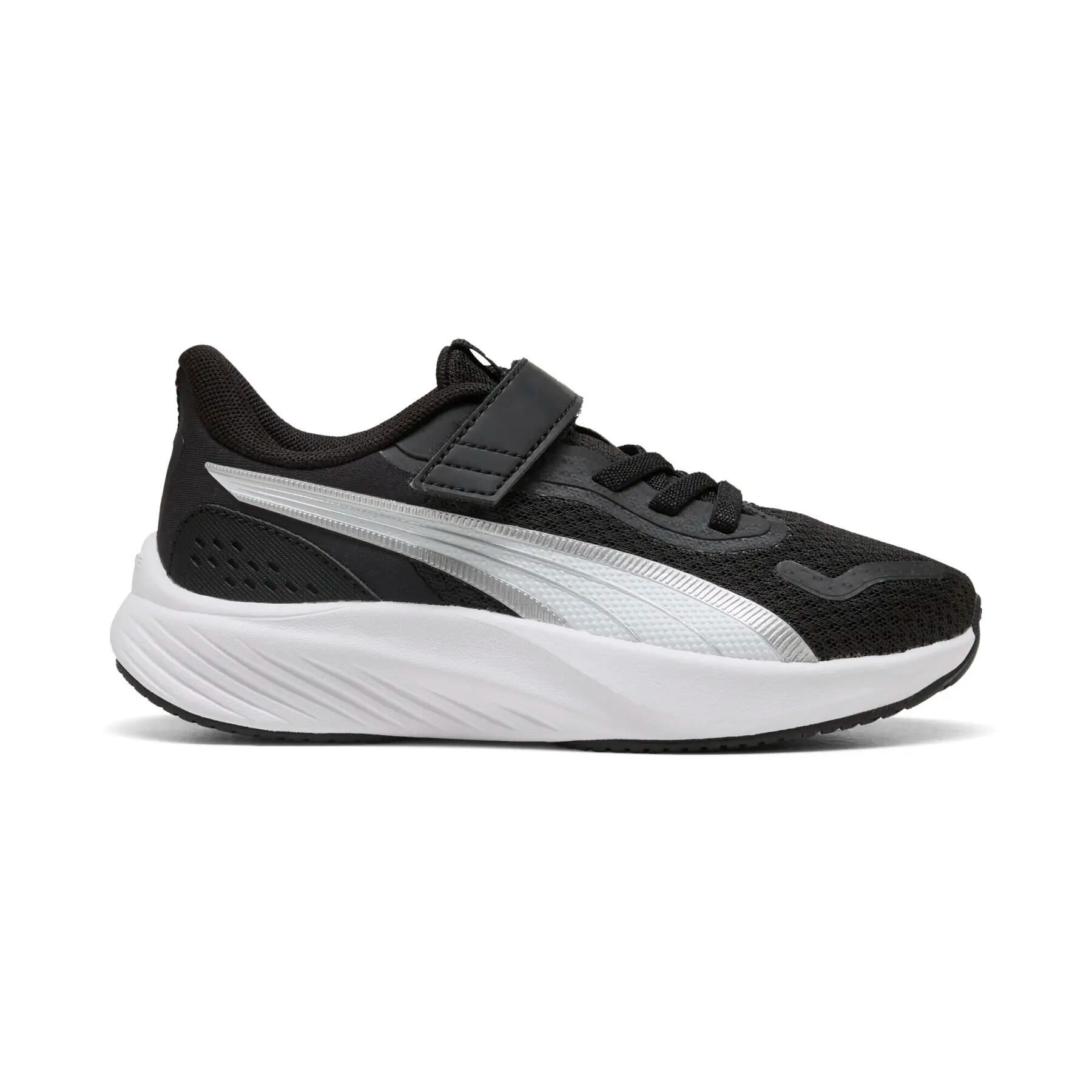 Białe buty na rzepy dla dzieci Puma Pounce Lite