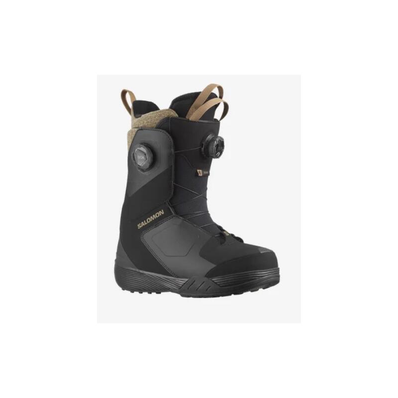 Buty snowboardowe Salomon KIANA DUAL BOA - CZARNY/CZARNY/SEPJA