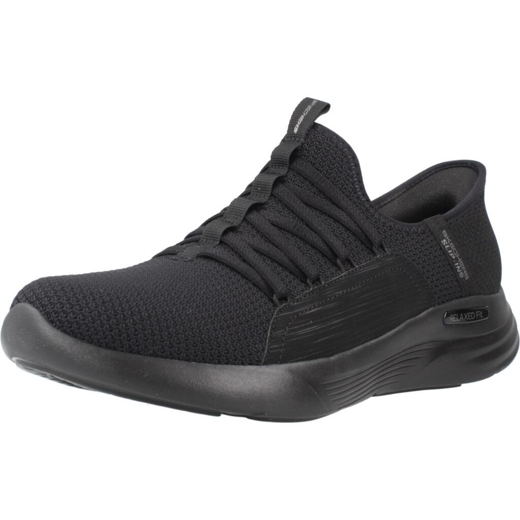 Buty SKECHERS SLIP INS - RELAXED FIT SPORT Czarny