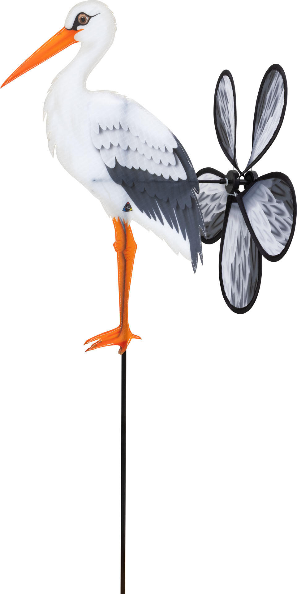 Chorągiewki pogodowe HQ Spin Critter Bocian 100746 Biały 32 x 65 cm