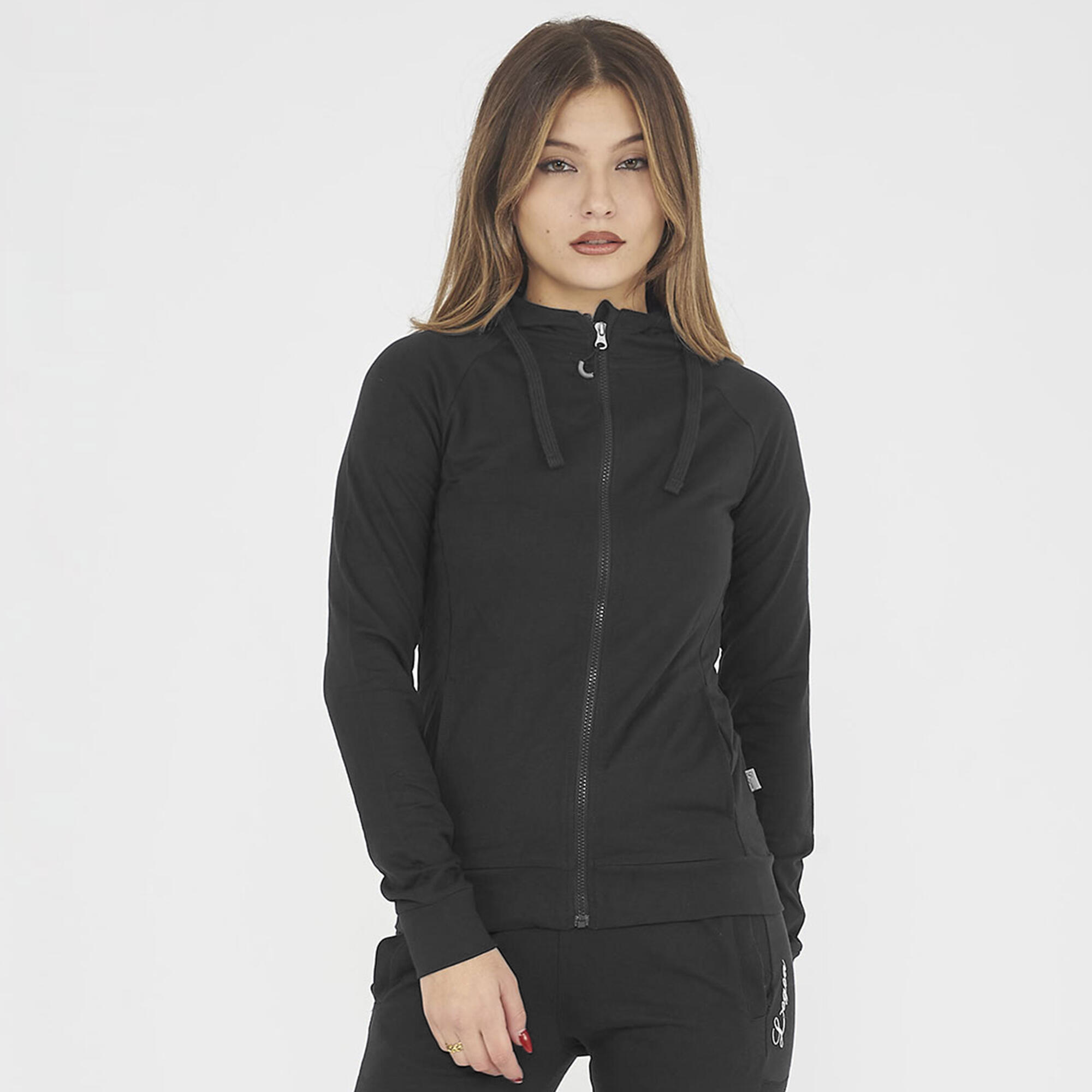 Bluza sportowa z zamkiem DAIR czarna