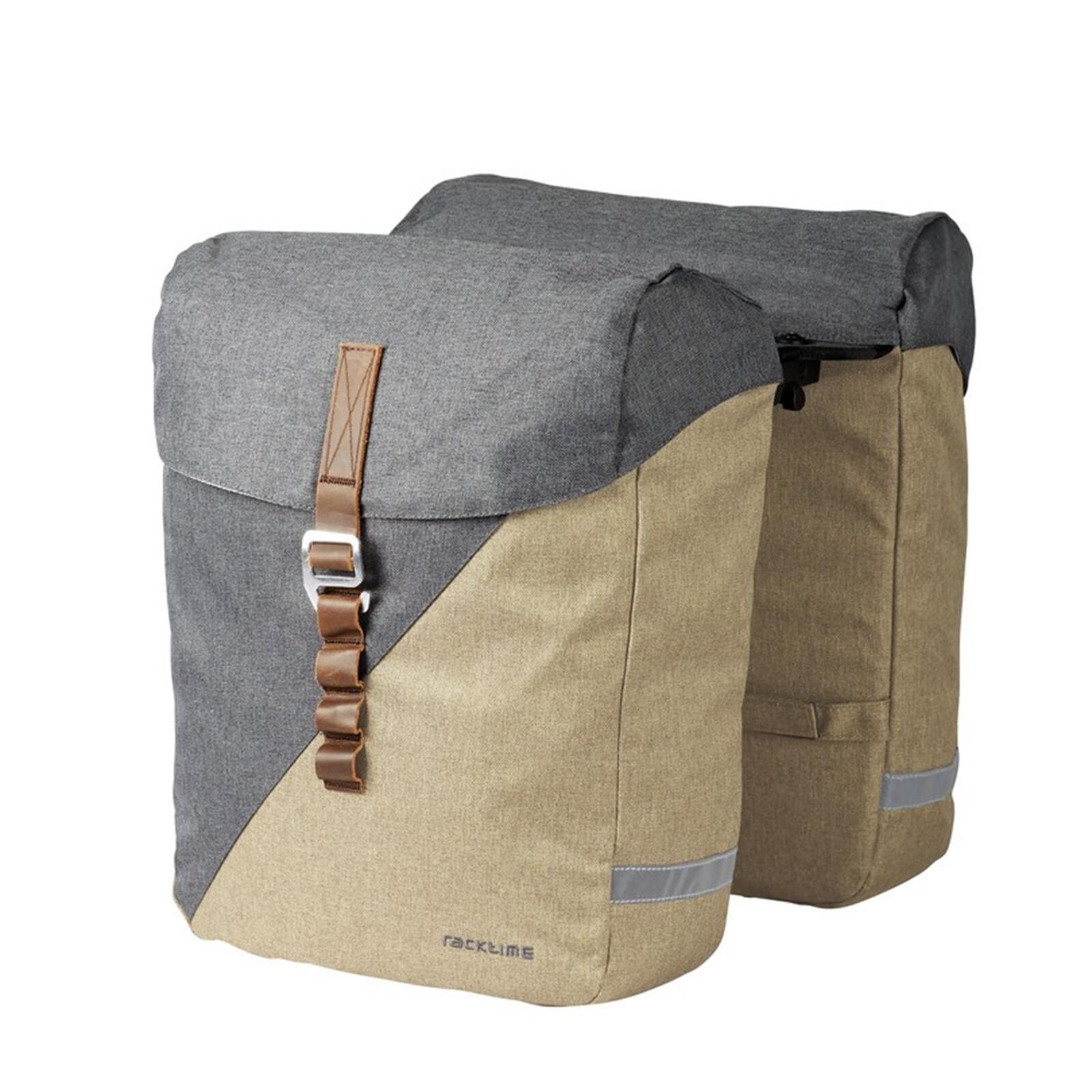Racktime Heda 2.0 podwójna torba 24 L desert sand/dust grey