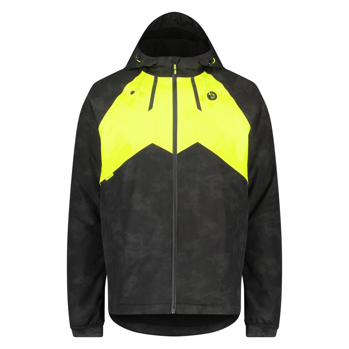 Winter Rain Jacket Commuter Men Hi-vis & Reflection