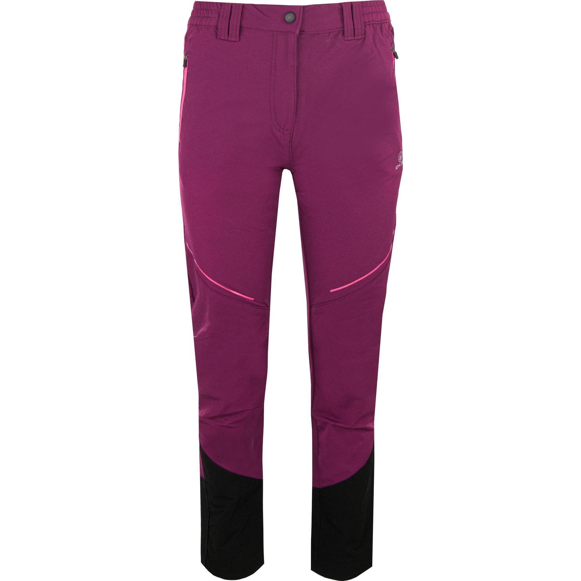 Spodnie trekkingowe dla kobiet ATHL DPT Katana w ciemnofioletowym  rozmiar 50