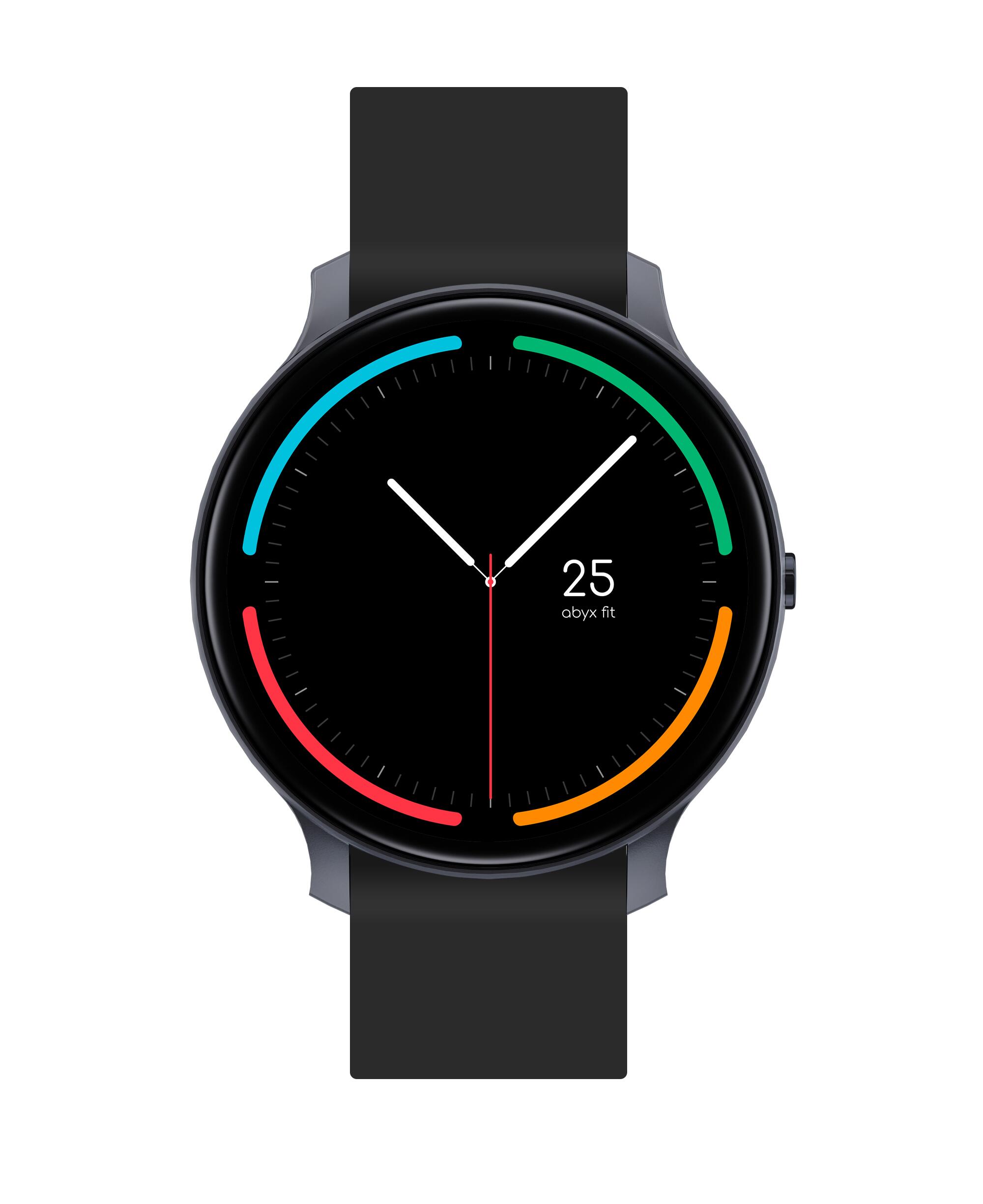 ABYX Fit Light HD – Smartwatch Multisportowy z rozmowami Bluetooth – Czarny
