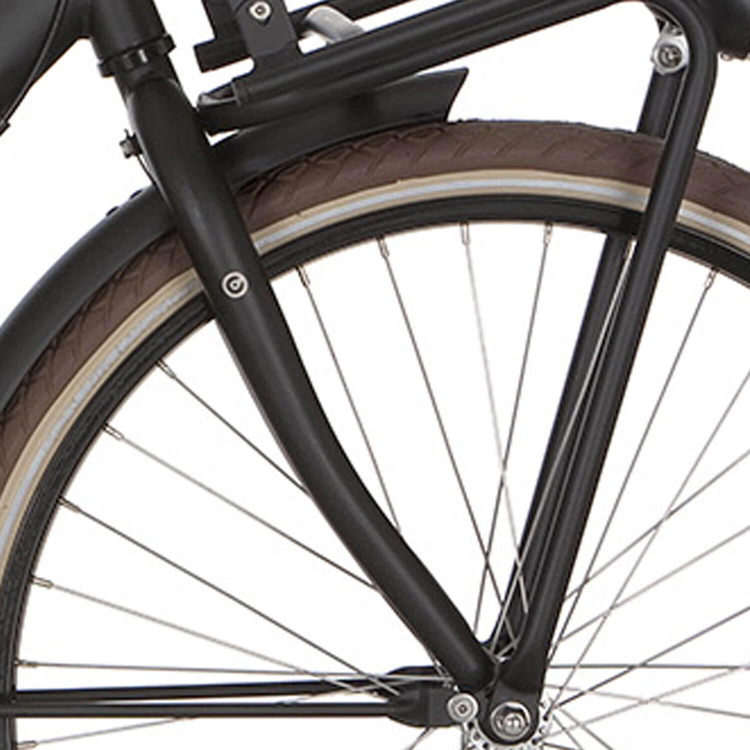 Cortina U4 Mini przednia widelka 26 czarny mat