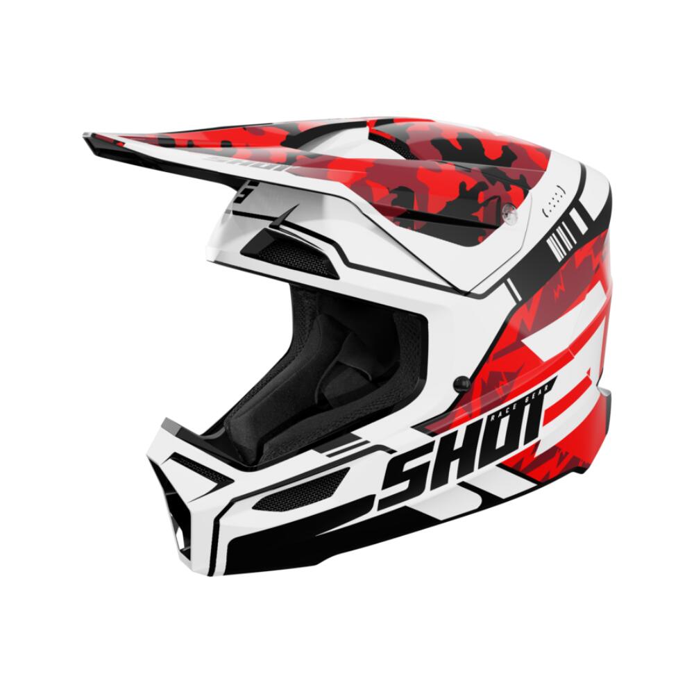 Kask Shot Furious - Czerwony Błyszczący