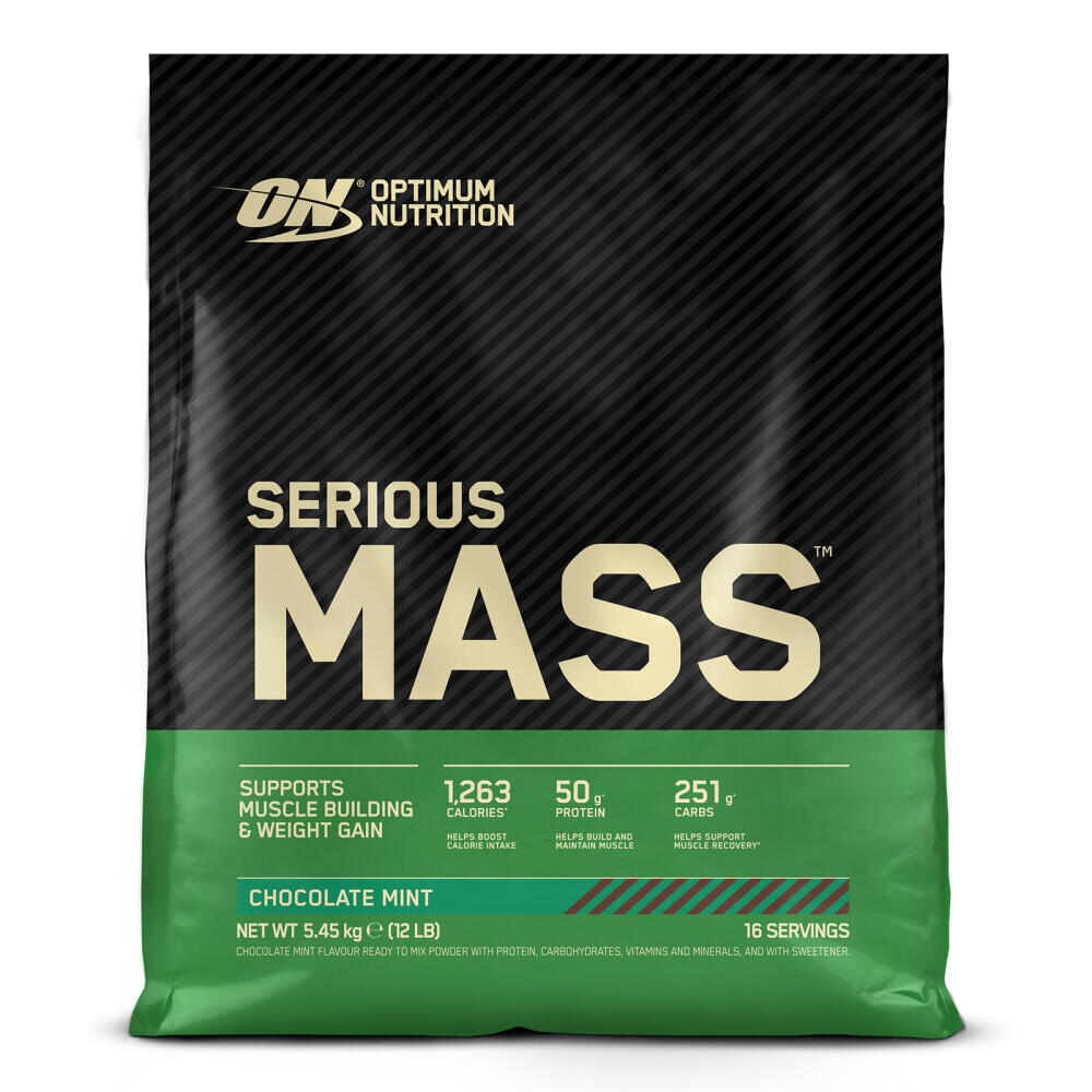 Optimum Nutrition Serious Mass (12lbs) Chocolate Mint - Przyrost masy ciała