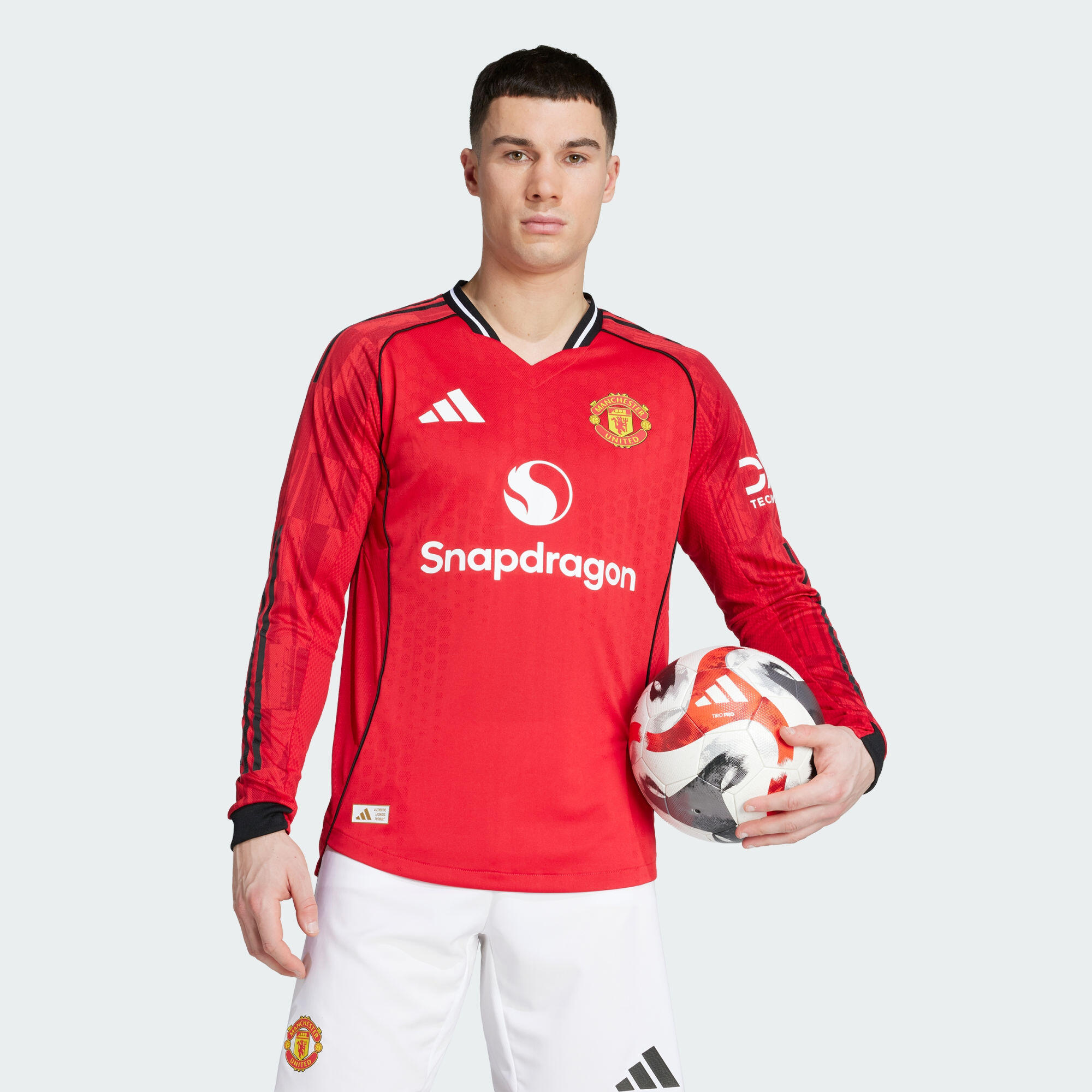 Koszulka Manchester United 25/26 Long Sleeve Home Authentic