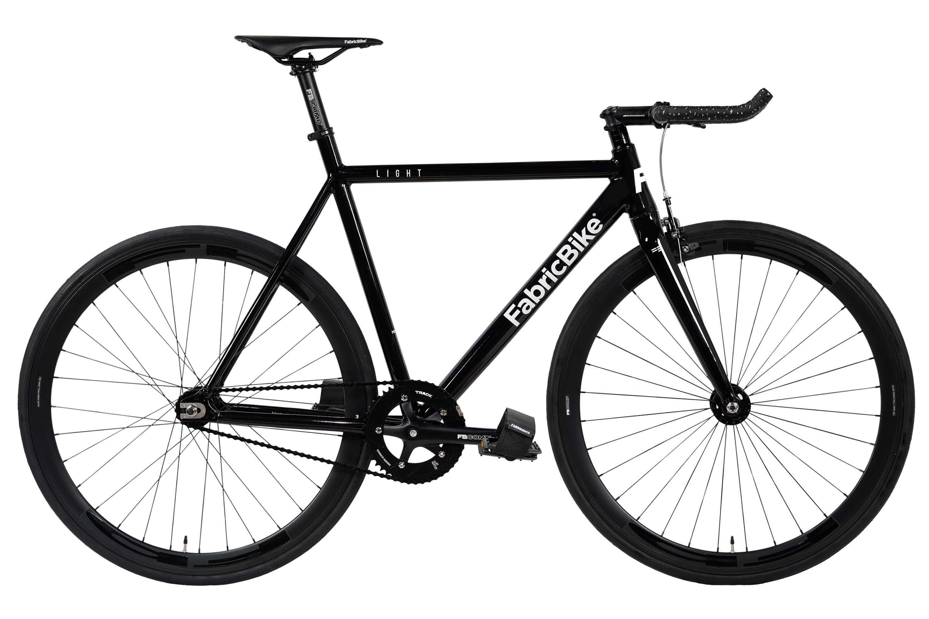 28-calowy lekki aluminiowy rower typu fixie, Glossy Black