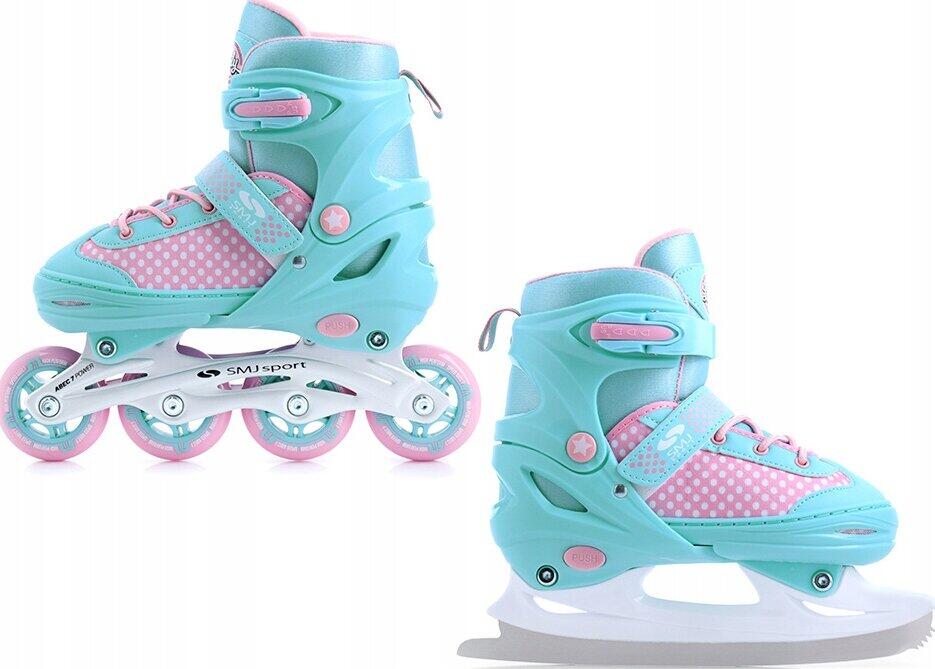 Łyżworolki regulowane unisex SMJ sport Lily