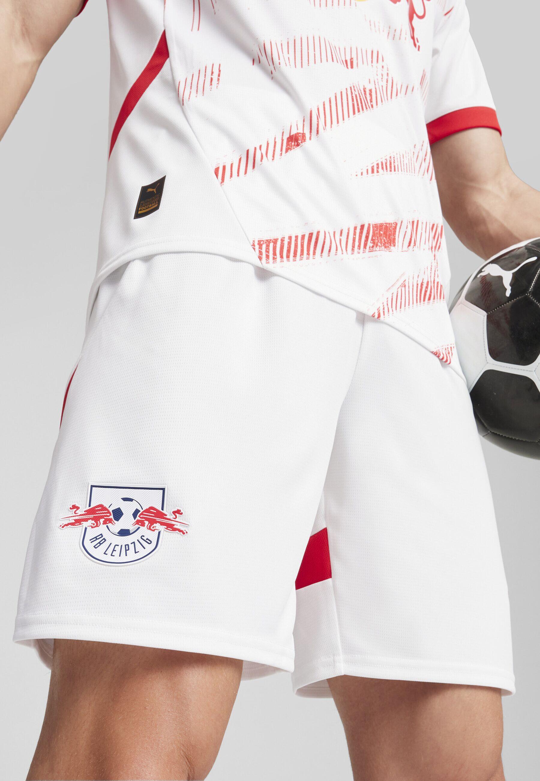 Męskie szorty RB Leipzig PUMA White For All Time Red