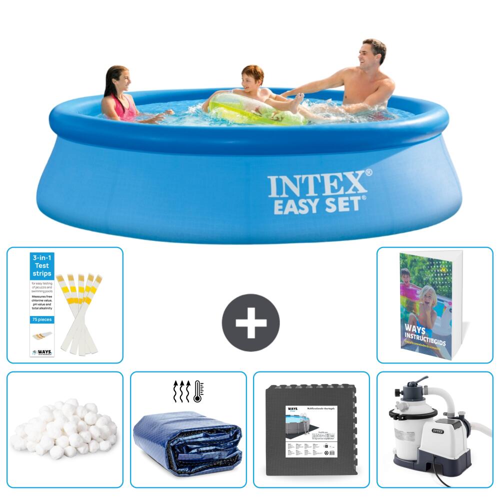 INTEX Basen Easy Set Okrągły - 305x76 cm - 7-częściowy S31