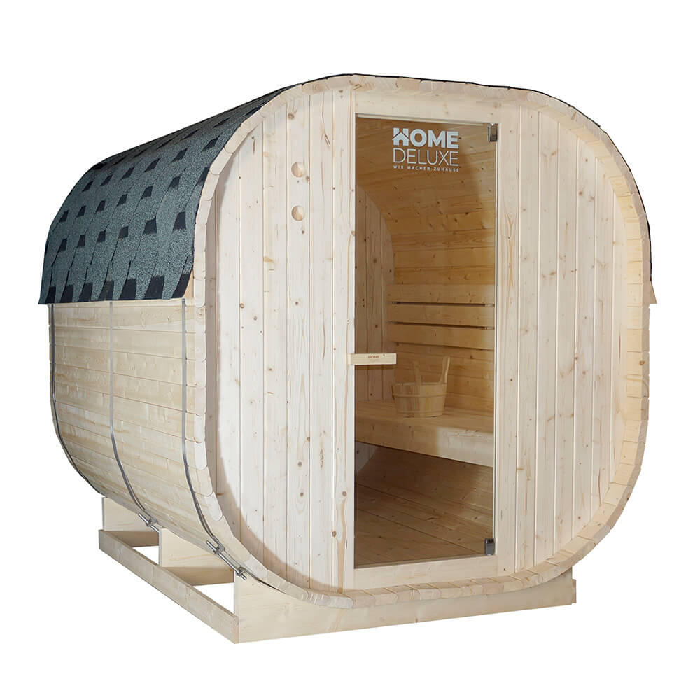 Sauna zewnętrzna CUBE XL - 184 x 220 cm dla 6 osób