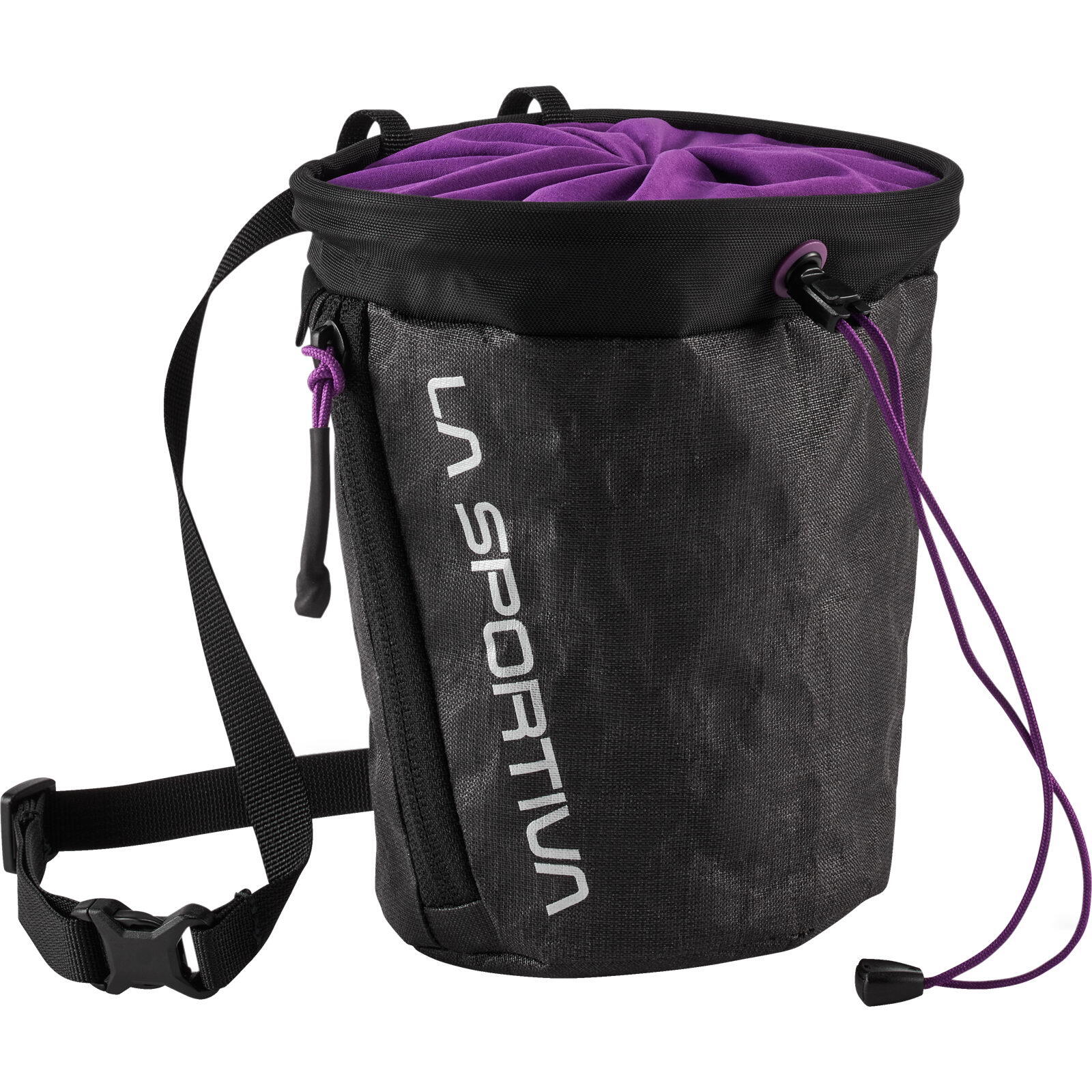 Woreczek na magnezję La Sportiva Challenger Chalk Bag - black