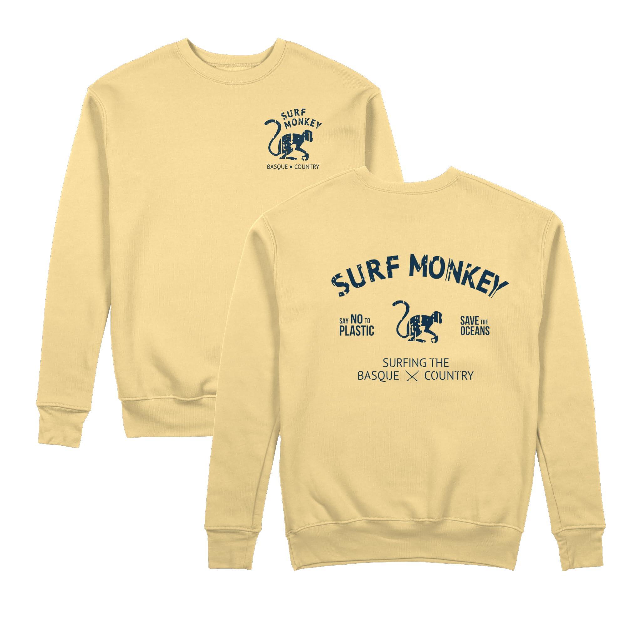 Bluza Save the Ocean – okrągły dekolt / dla dorosłych (żółta)