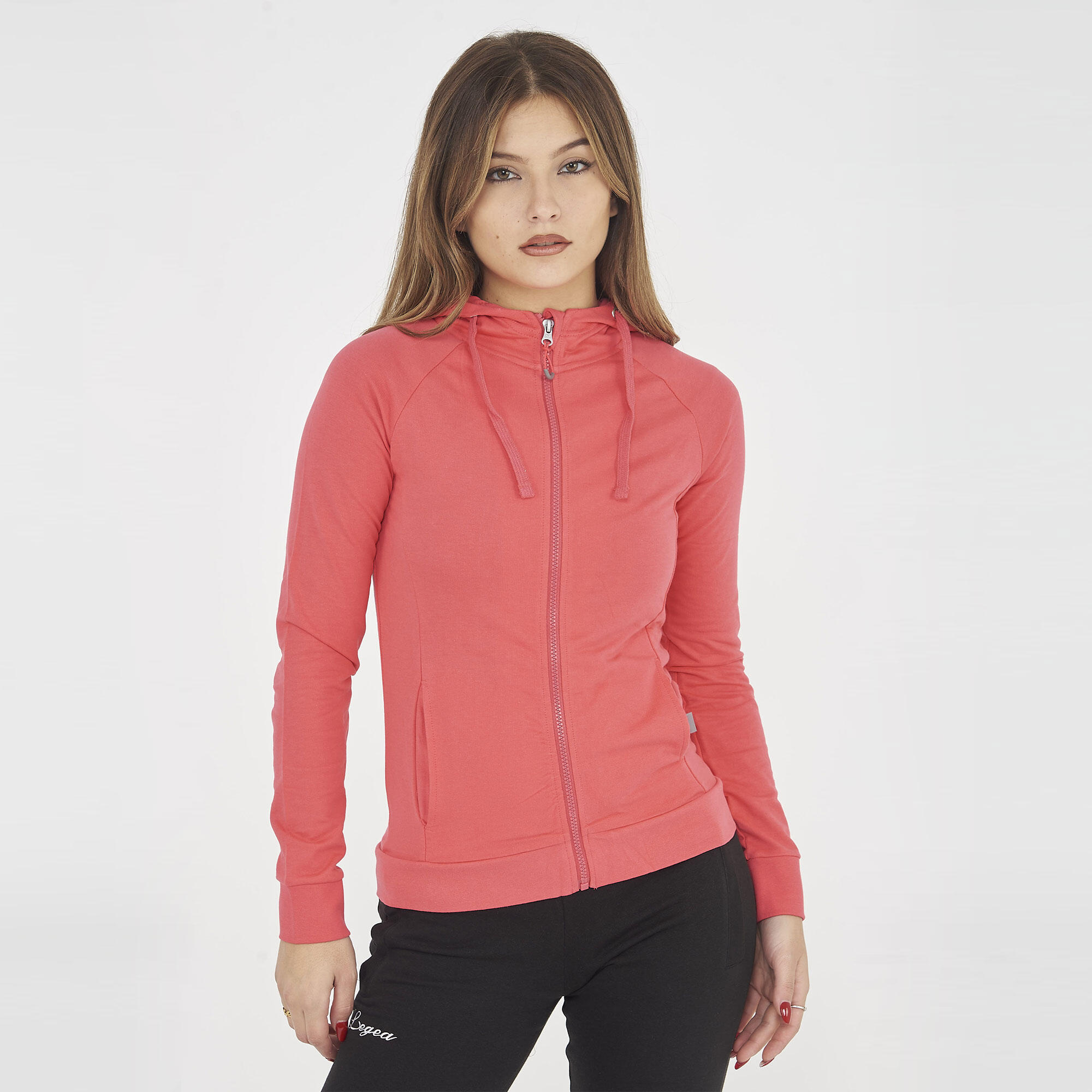 Bluza sportowa z zamkiem DAIR wiśniowa