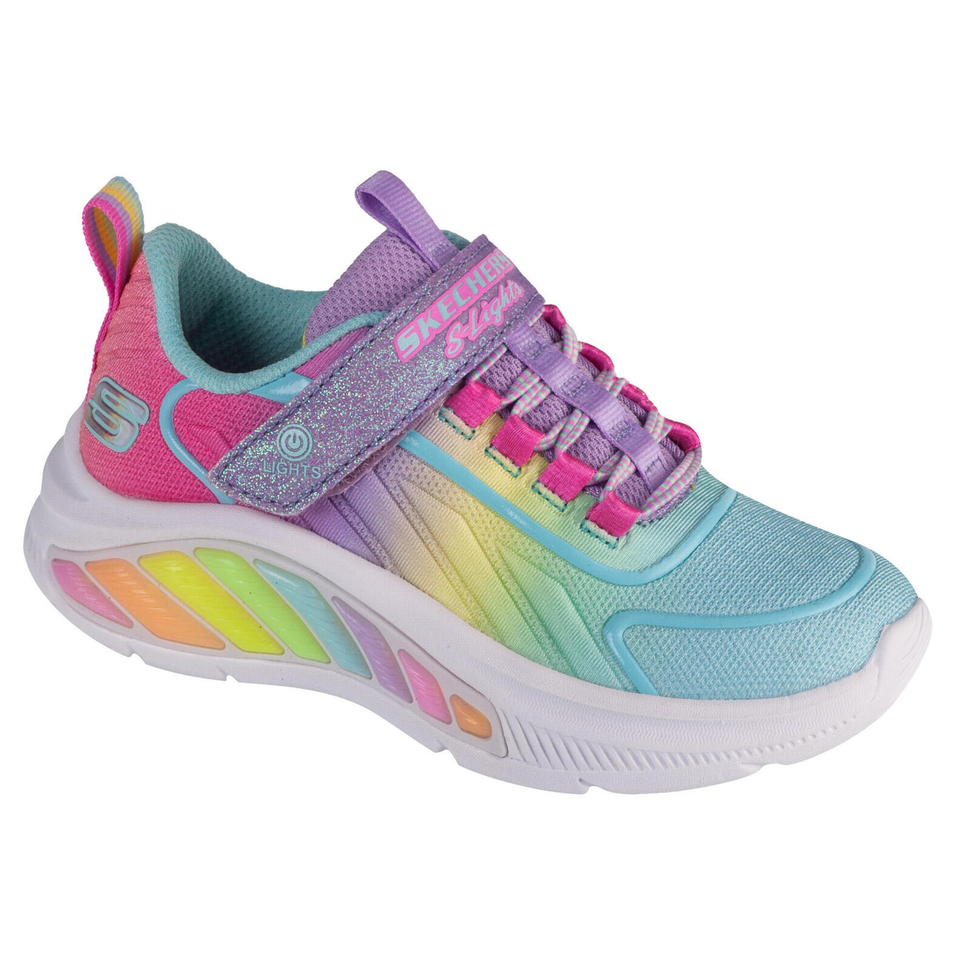 Buty Dziecko Skechers Rainbow Cruisers róża