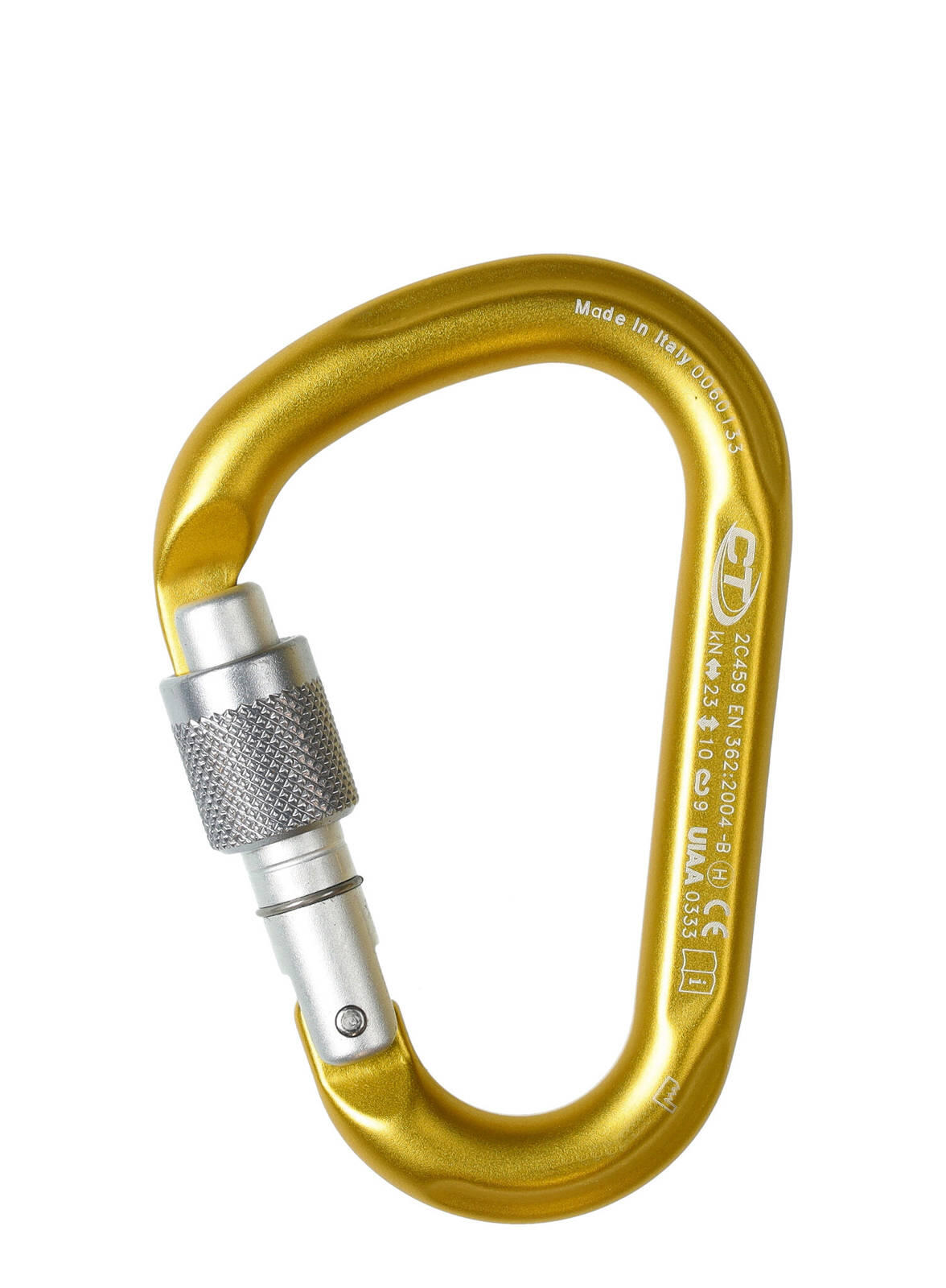 Karabinek wspinaczkowy Climbing Technology Snappy CF SG - ocher