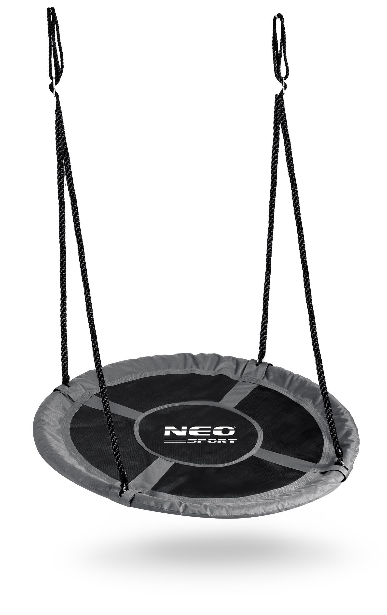 Huśtawka ogrodowa bocianie gniazdo fotel wiszący 110cm Neo-Sport