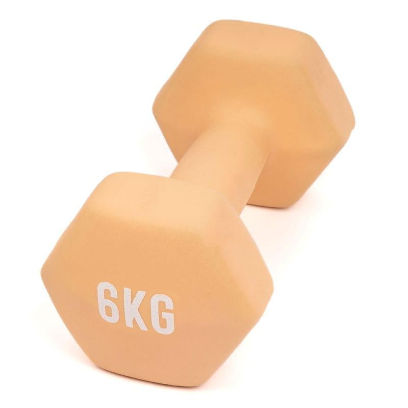 Hantla fitness myga Dumbbell 6 kg 1 szt