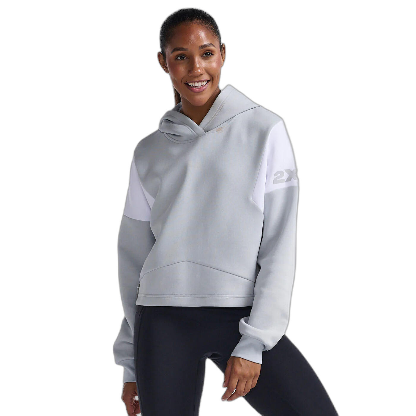 Bluza damska z kapturem 2XU Form Spliced Crop