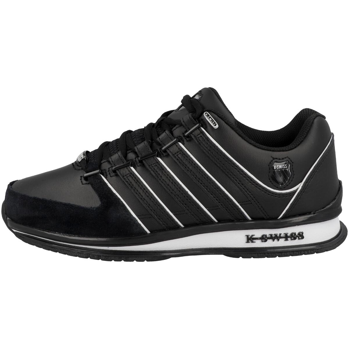 Buty sportowe męskie K-Swiss Rinzler ze skóry naturalnej czarne (01235-002-M)