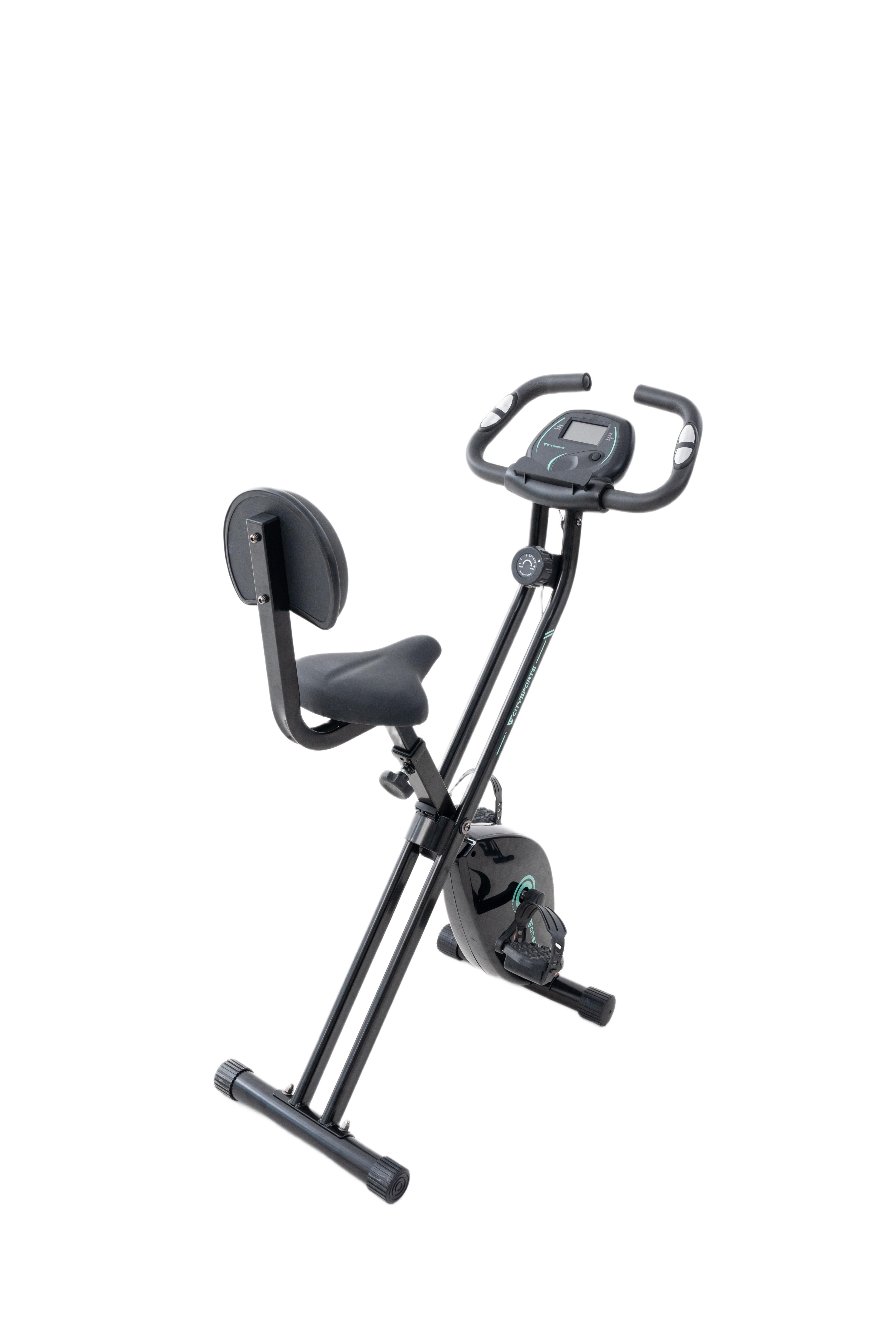 Składany rower magnetyczny X-Bike – 8 oporów, LCD, tętno, D2