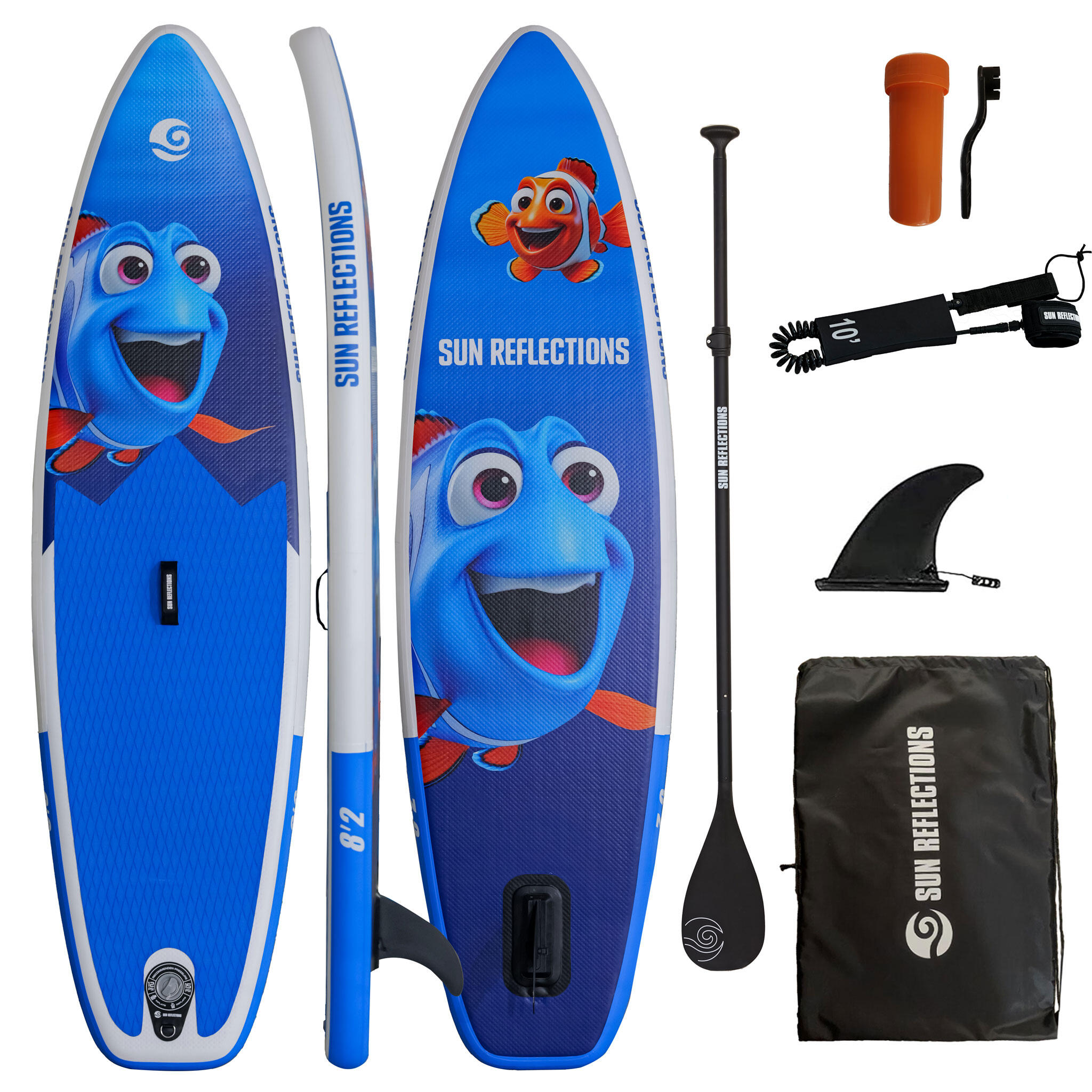 Deska Sup Pompowana Sun Reflections Kids 8'2 Blue