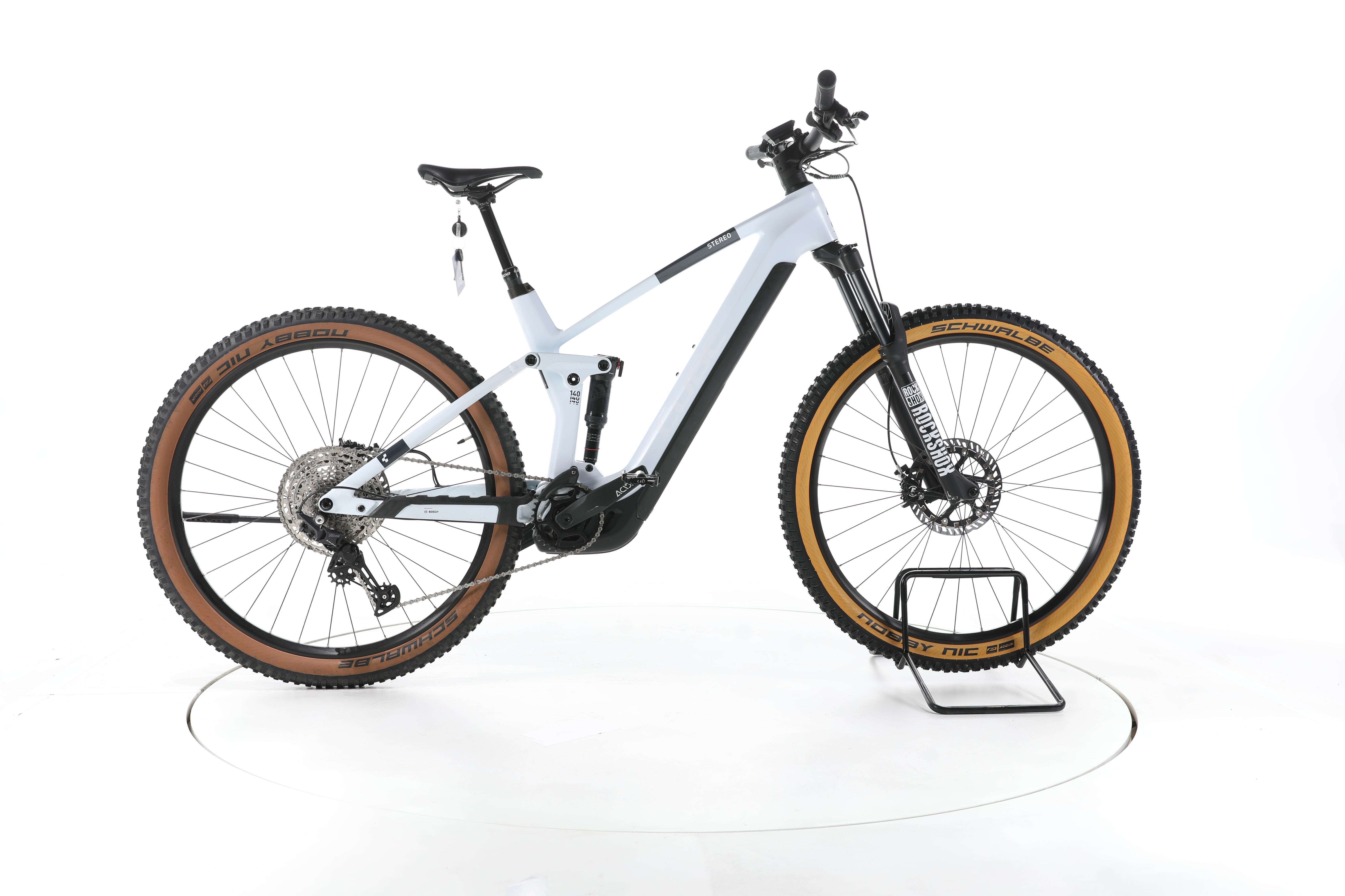 Second Life - Cube Stereo Hybrid 140 HPC Pro E-Bike Carbon - Bardzo dobry stan