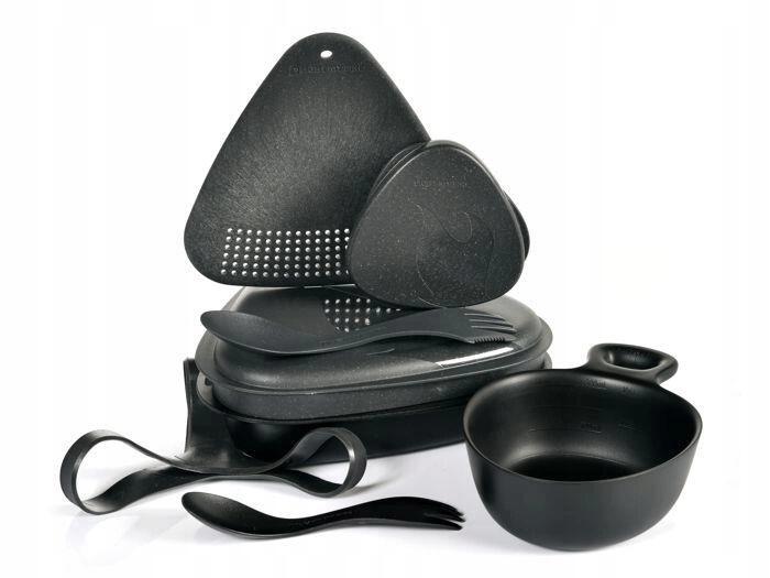Menażka zestaw naczyń turystycznych ze sporkiem Outdoor Bio