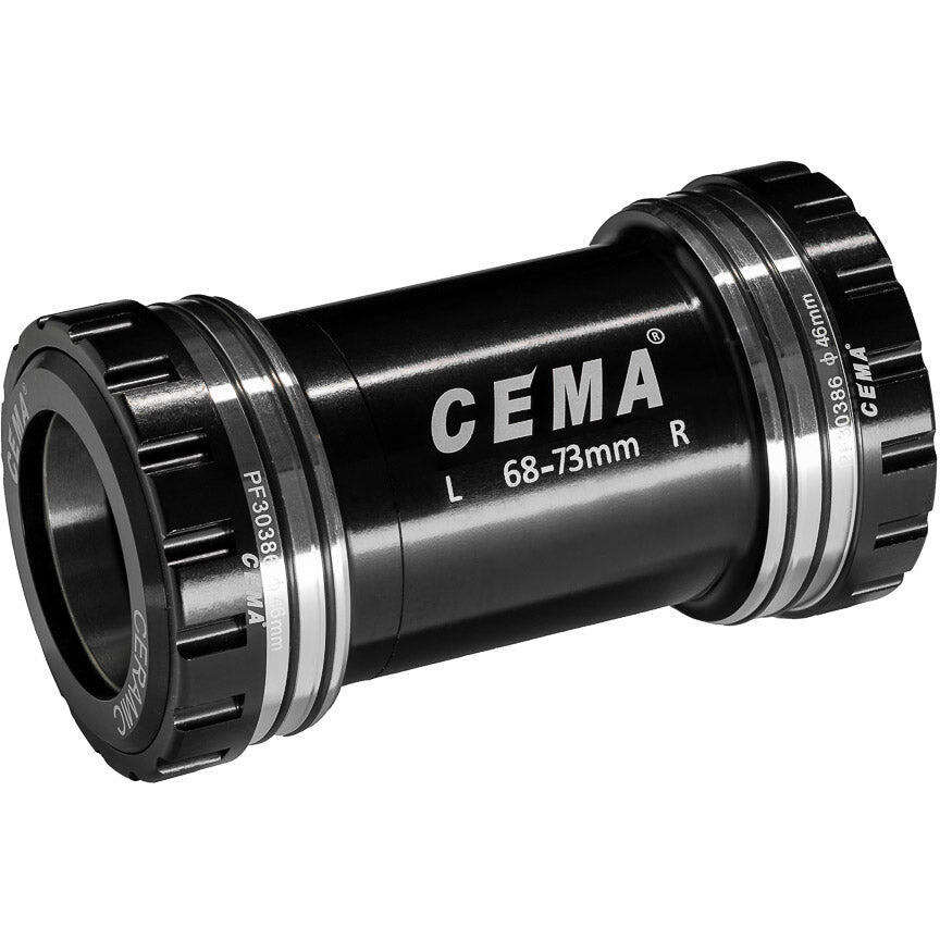 CEMA suport PF30 z zestawem Praxis M30 stal nierdzewna czarny