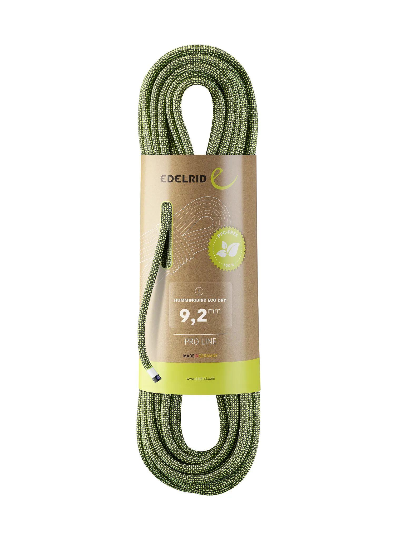 Lina dynamiczna Edelrid Hummingbird Eco Dry 9,2 mm 50 m - night/citrus