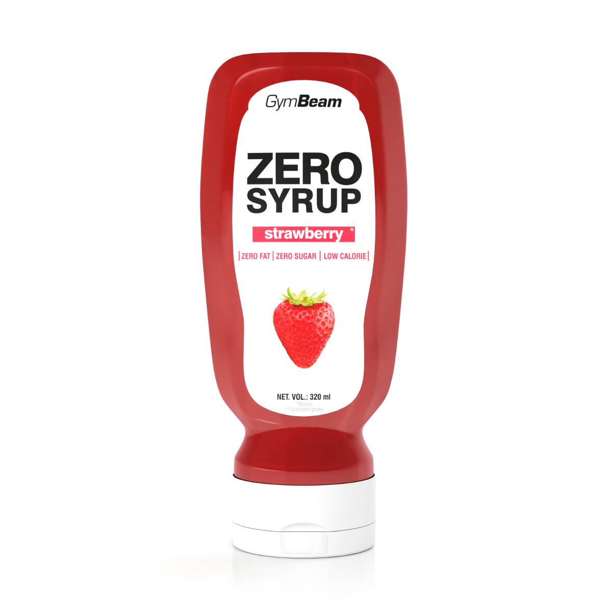 Syrop ZERO płyn bez cukru truskawkowy