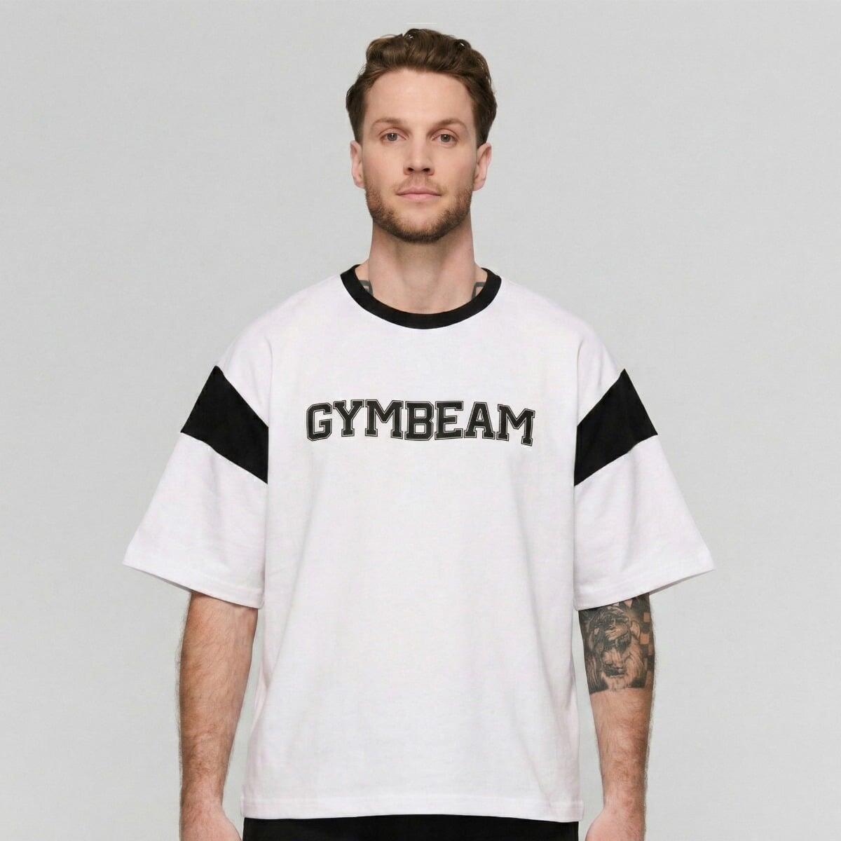 Koszulka męska fitness oversize Premium Heavyweight Varsity