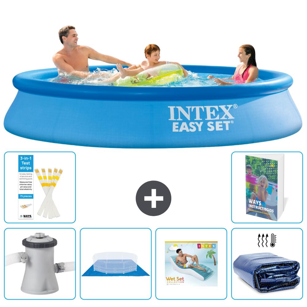 INTEX Basen Easy Set Okrągły - 305x61 cm - 7-częściowy S345