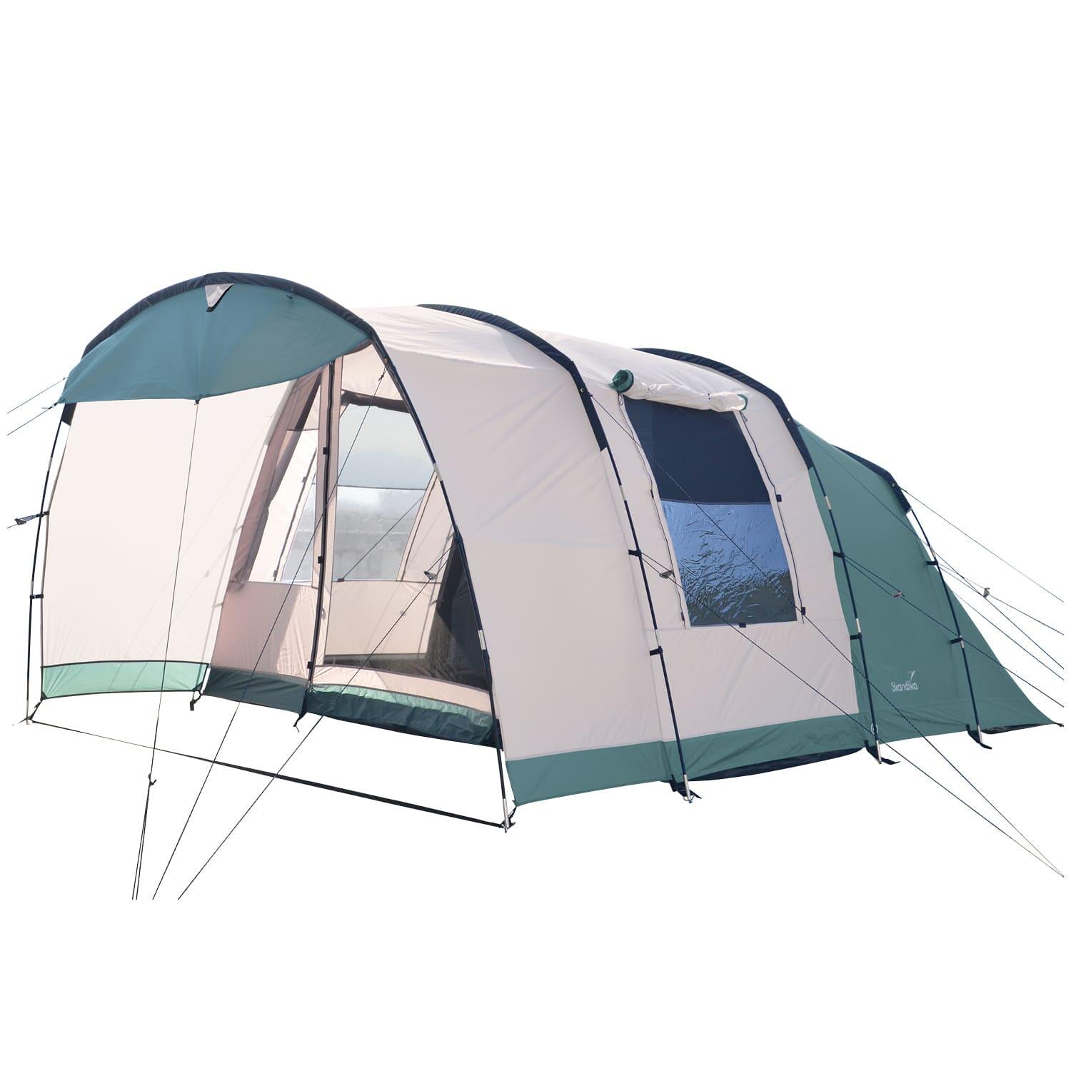 Namiot kempingowy tunelowy Hafslo 4 Sleeper Protect, 4-osobowy, 1-2 sypialnie