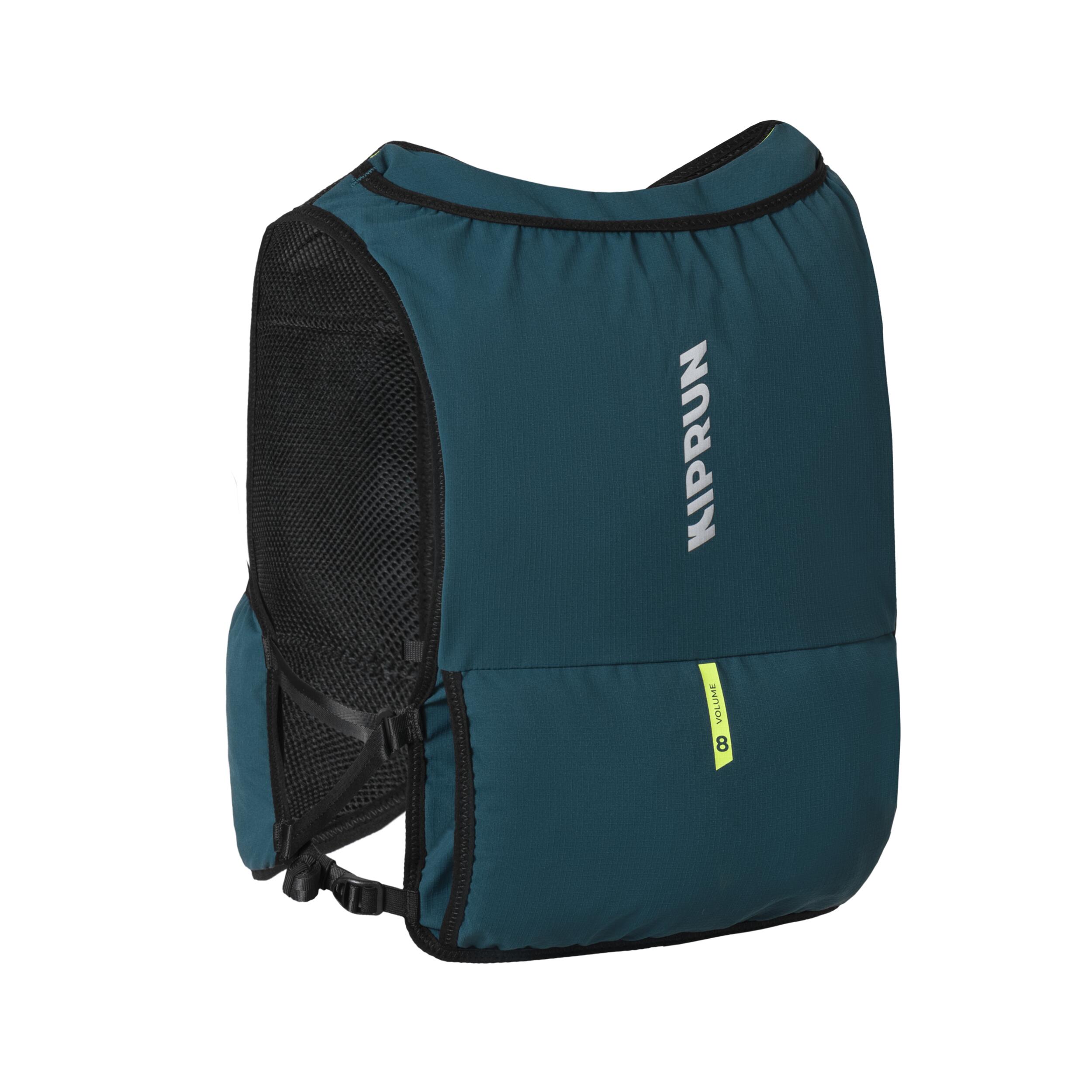 Plecak do biegania w terenie unisex Kiprun 500 8 litrów z bukłakiem 1 l