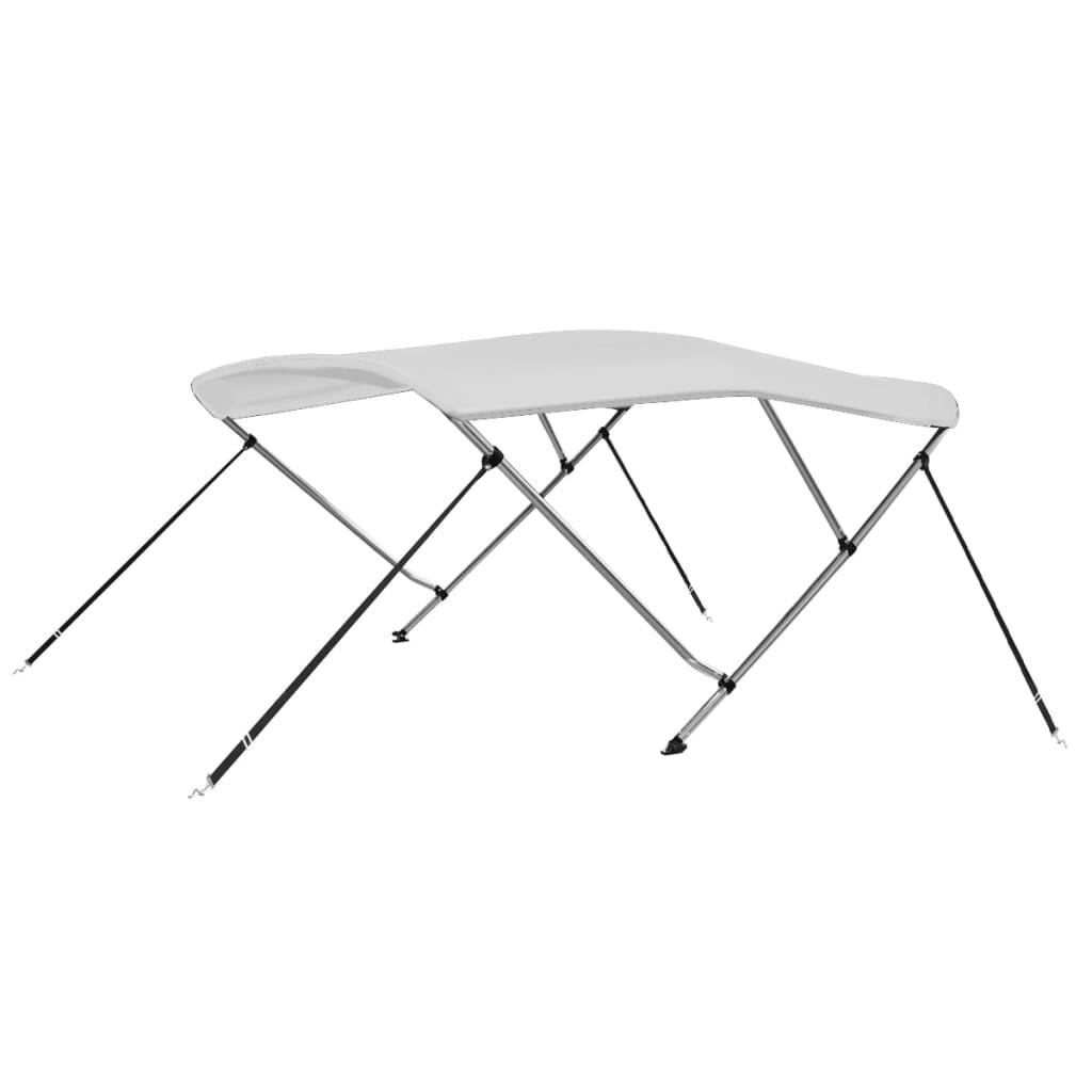 VidaXL Bimini 3-łuki 183x140x137 cm biały