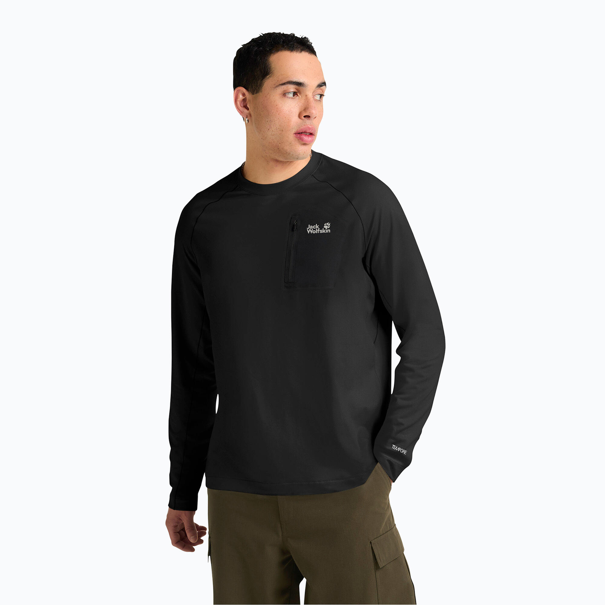 Longsleeve męski Jack Wolfskin Prelight Trail Crew