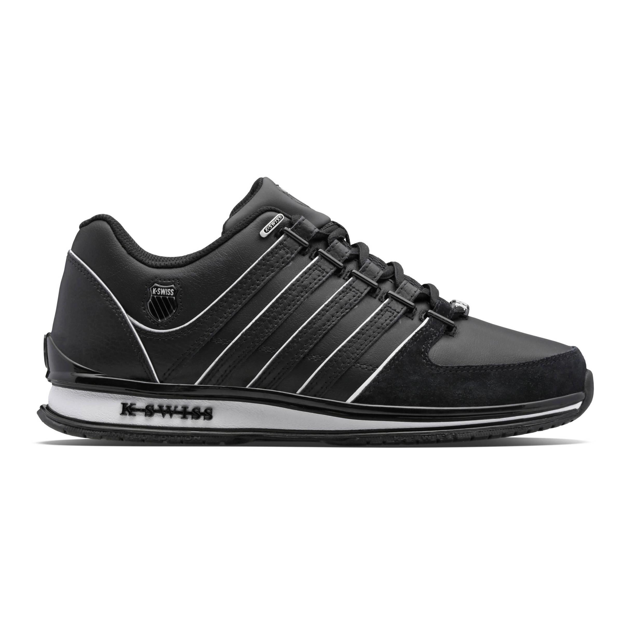 Buty sportowe męskie K-Swiss Rinzler ze skóry naturalnej czarne (01235-002-M)