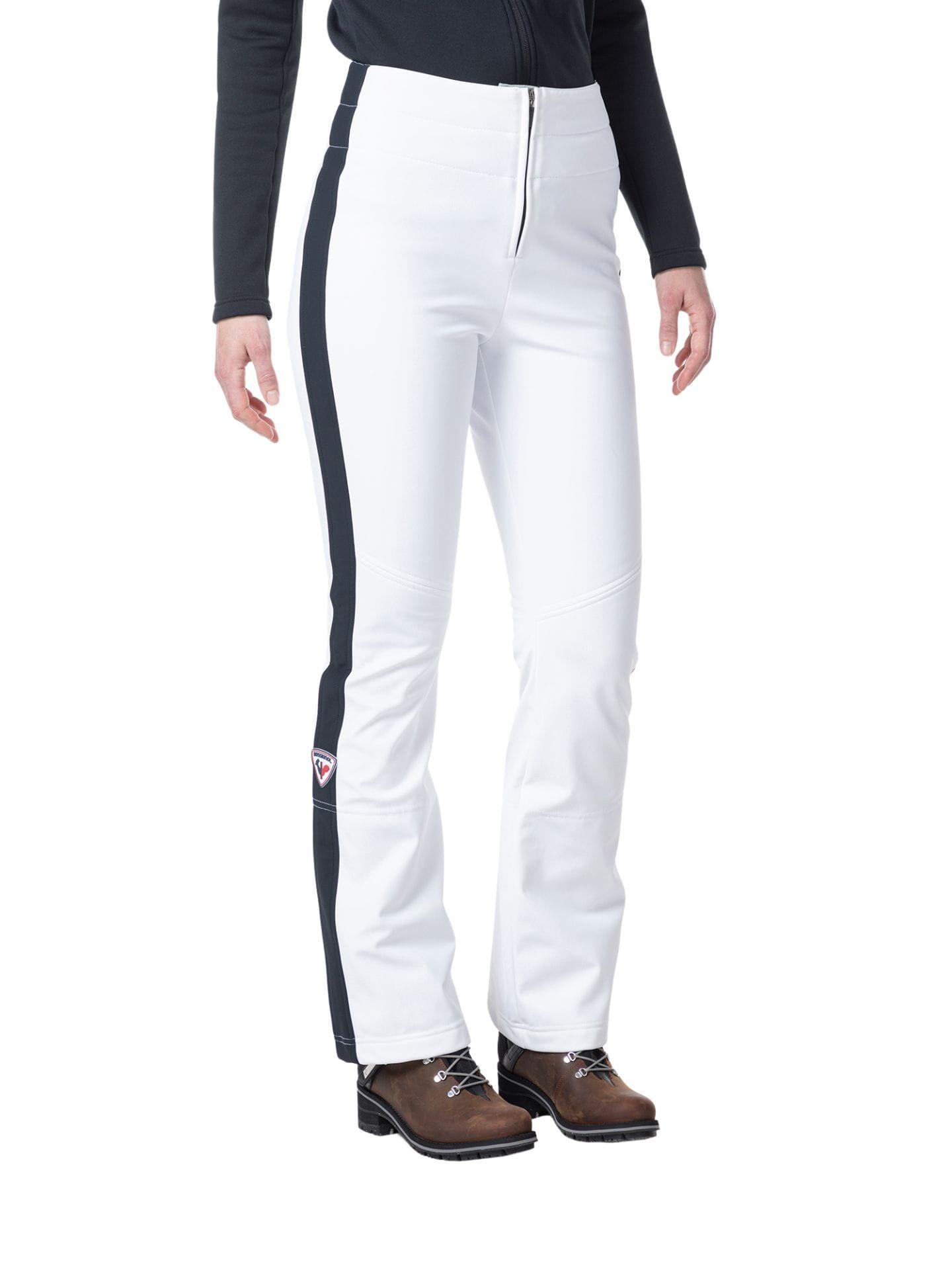 Spodnie narciarskie Rossignol damskie Resort Softshell Pant białe - XXL